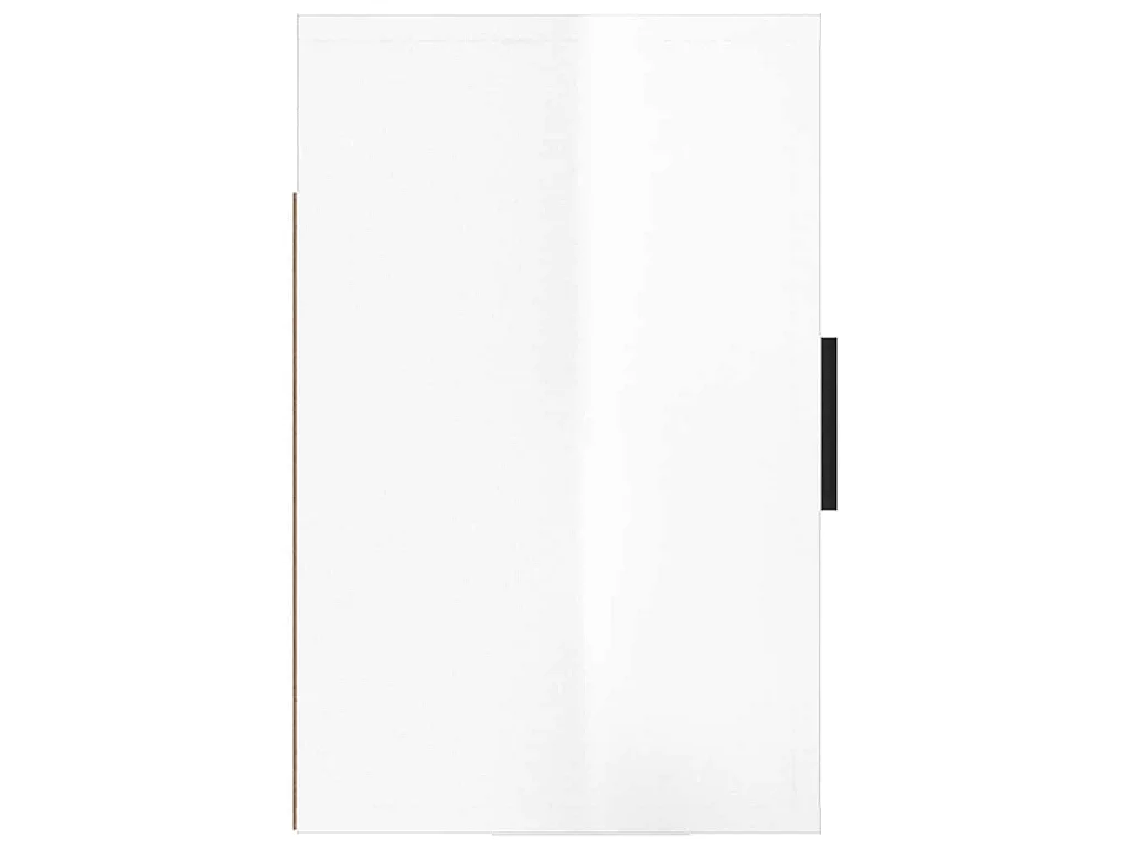 Nachtkastje wandgemonteerd 50x30x47 cm hoogglans wit