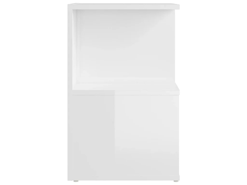 Table de chevet gris béton 50x30x51,5 cm bois d'ingénierie