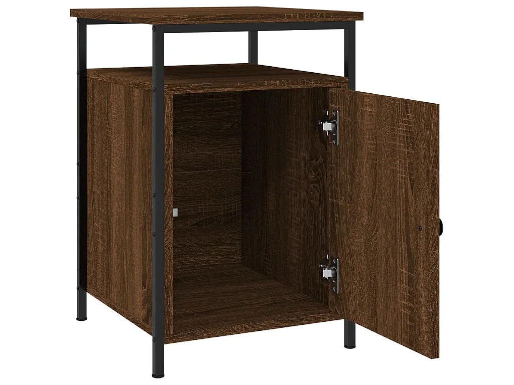 Tables de chevet 2pcs Chêne marron 40x42x60cm Bois d'ingénierie