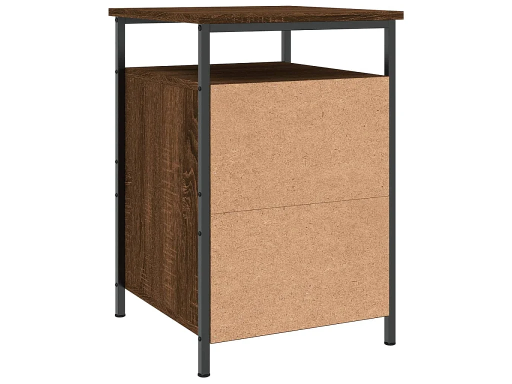 Tables de chevet 2pcs Chêne marron 40x42x60cm Bois d'ingénierie