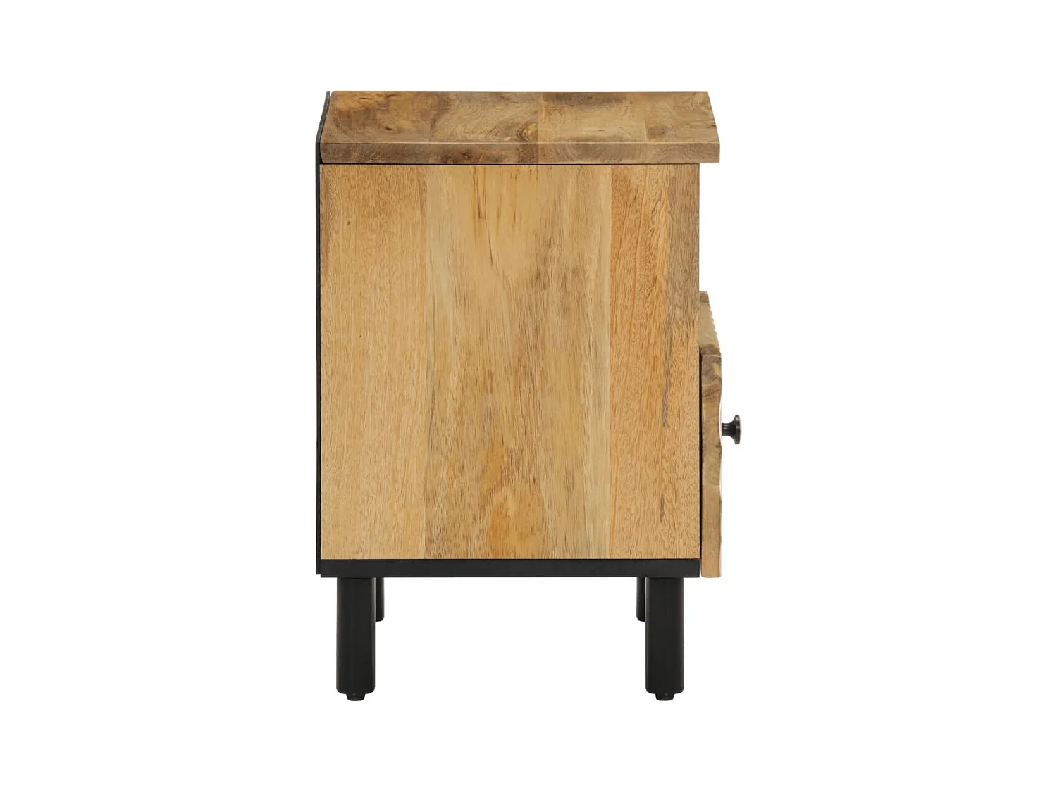 Tables de chevet 2 pcs 40x33x46 cm Bois de manguier solide