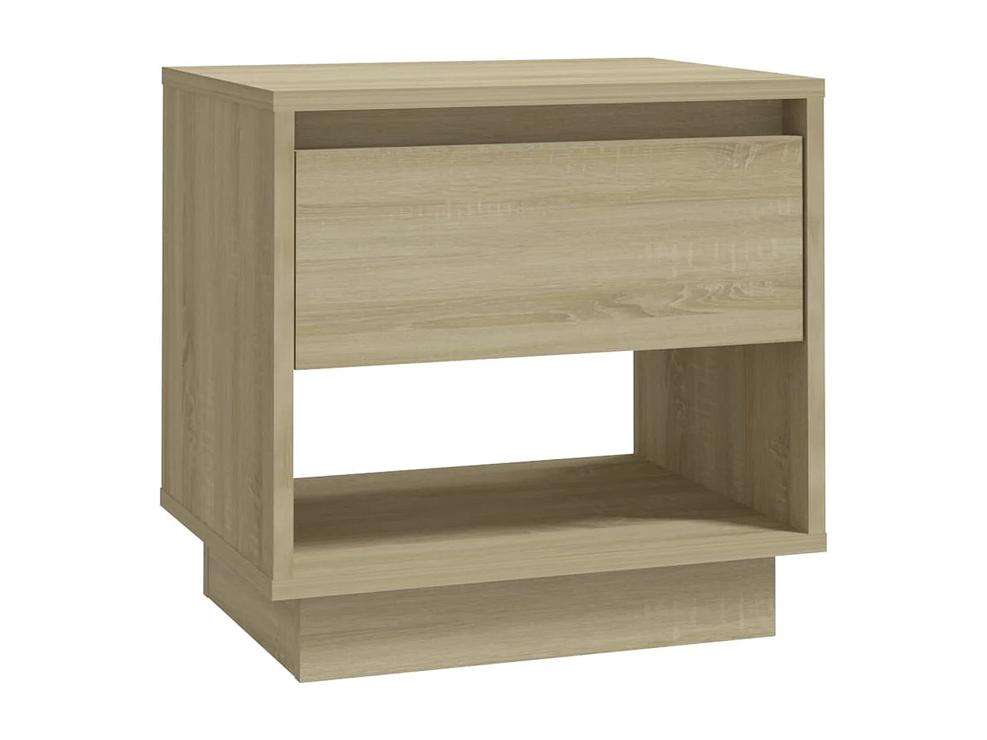 Nachtkastjes 2 st 45x34x44 cm bewerkt hout sonoma eikenkleurig