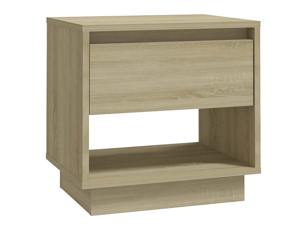 Tables de chevet 2 pcs Chêne sonoma 45x34x44 cm Bois ingénierie
