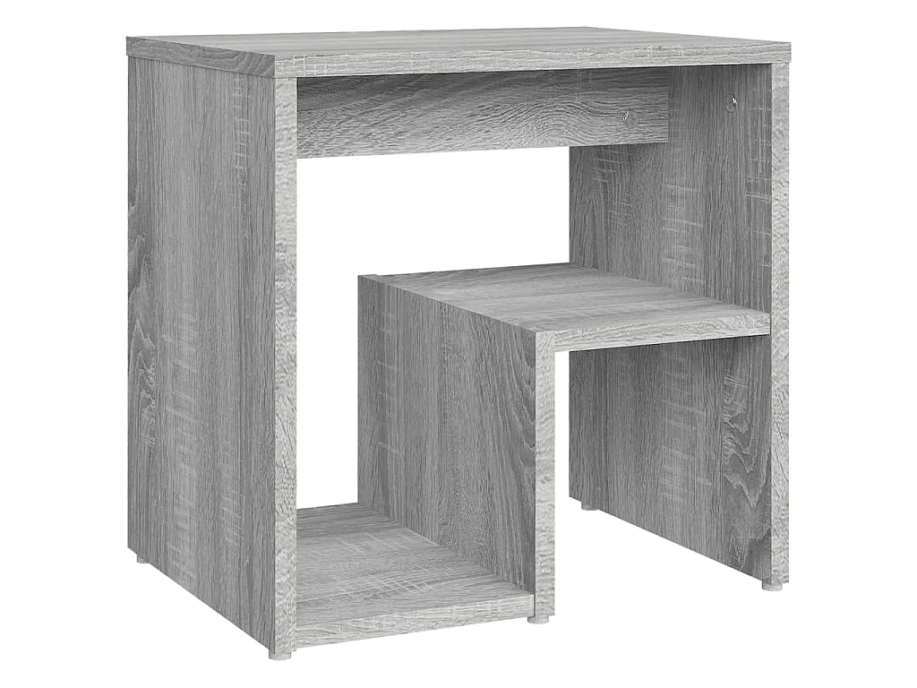 Nachttische 2 Stk. Grau Sonoma 40x30x40 cm Holzwerkstoff