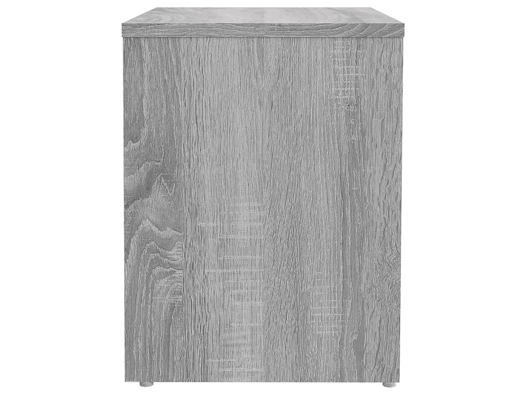 Nachttische 2 Stk. Grau Sonoma 40x30x40 cm Holzwerkstoff