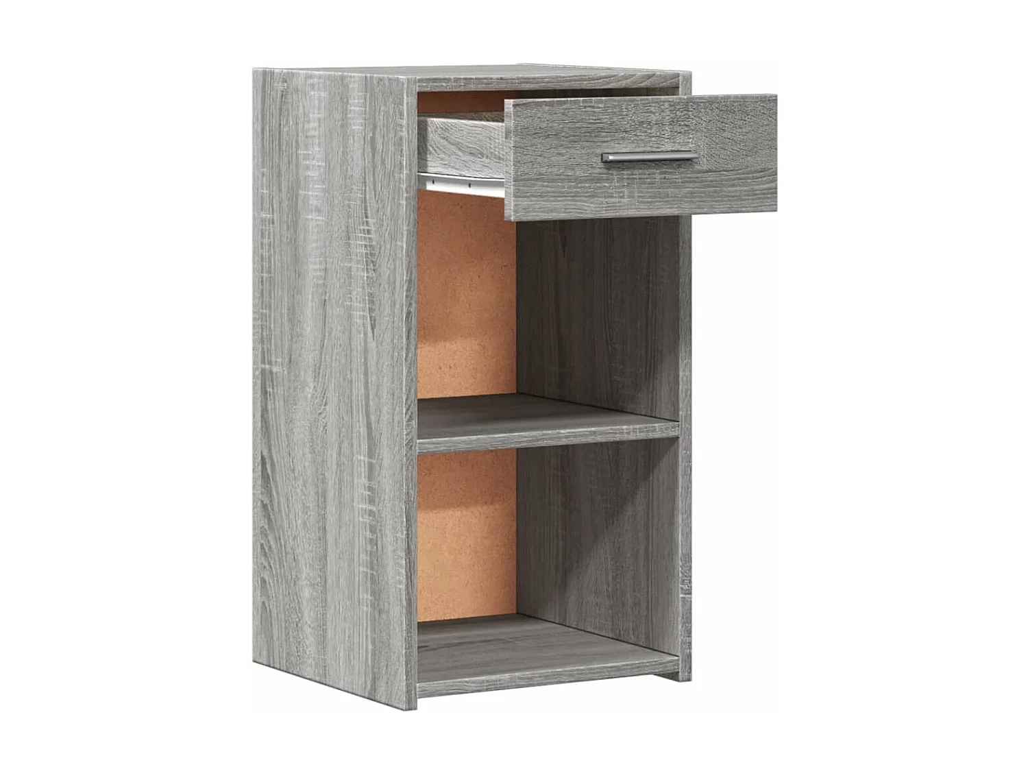 Tables de chevet 2 pcs sonoma gris 35x34x65cm bois d'ingénierie