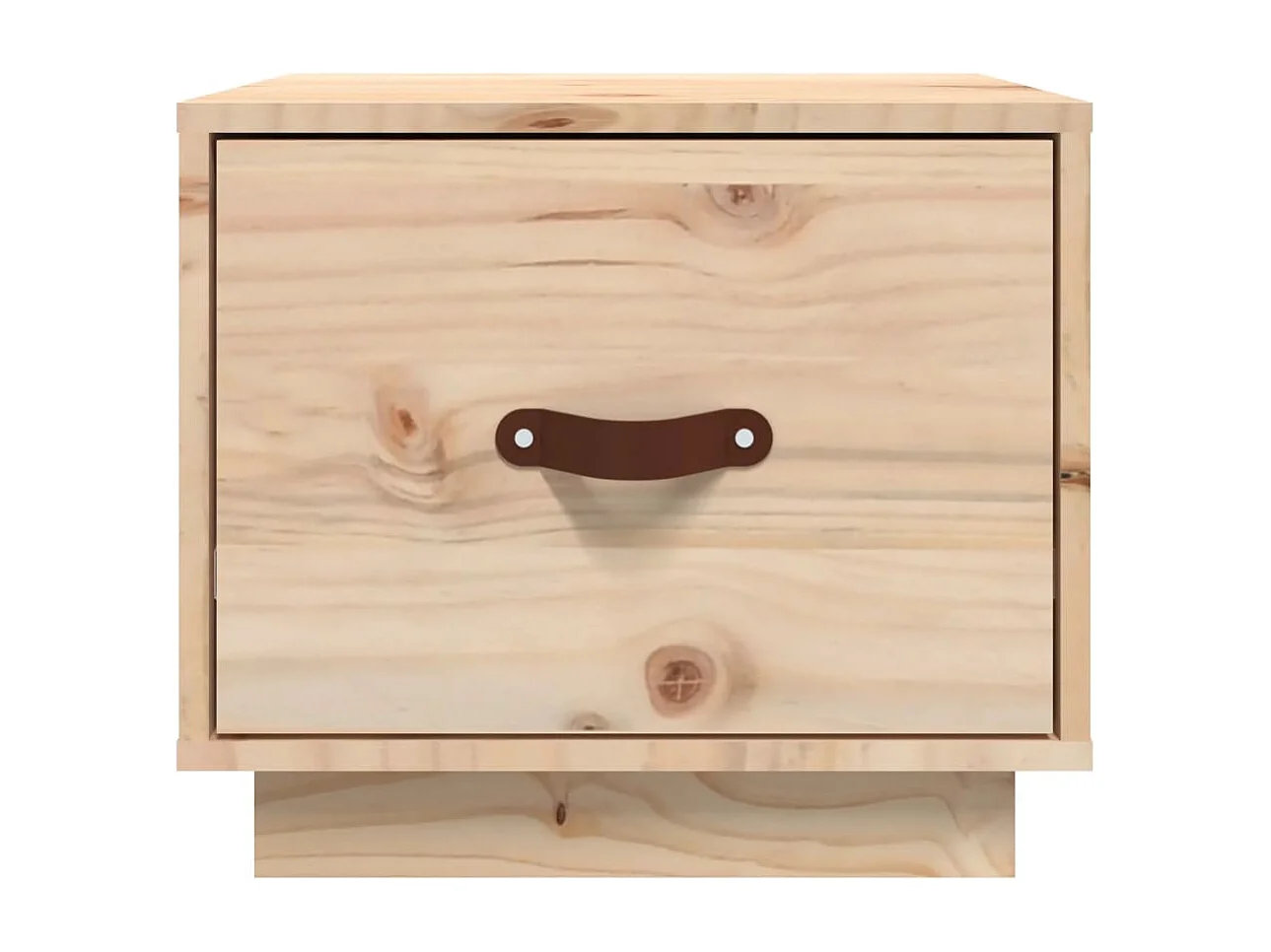 Comodini 2 pz 40x34x35 cm in Legno Massello di Pino