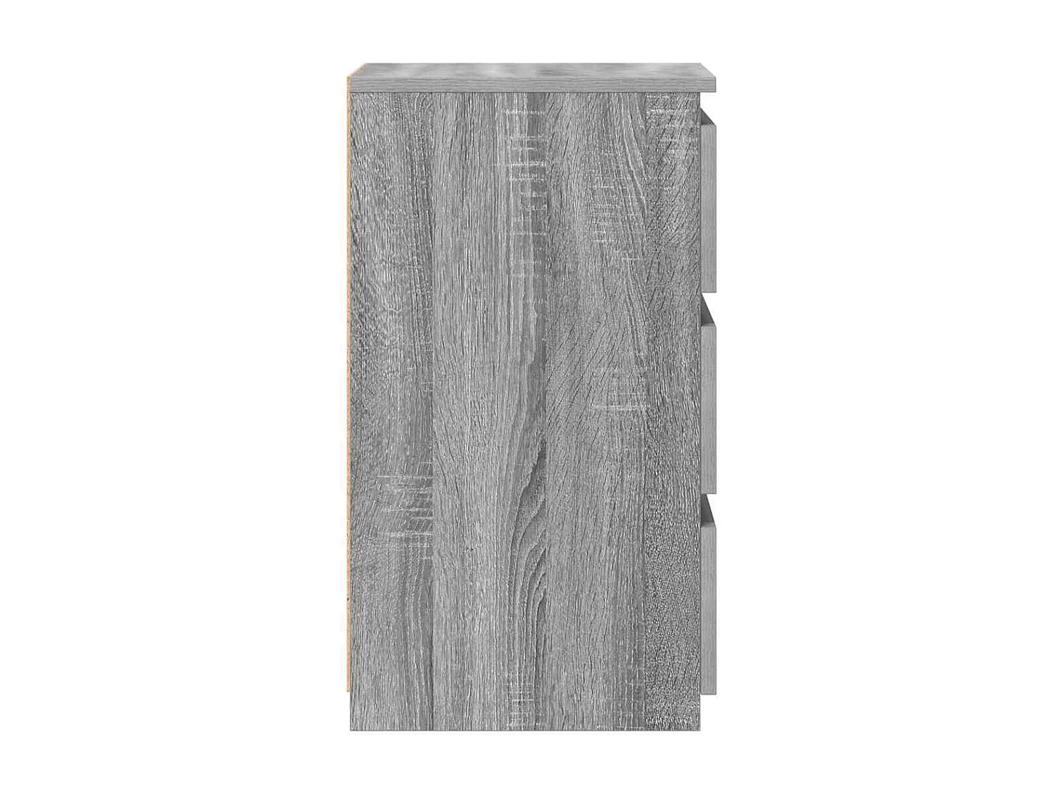 Nachtkastjes 2 st 40x35x62,5 cm bewerkt hout grijs sonoma eiken