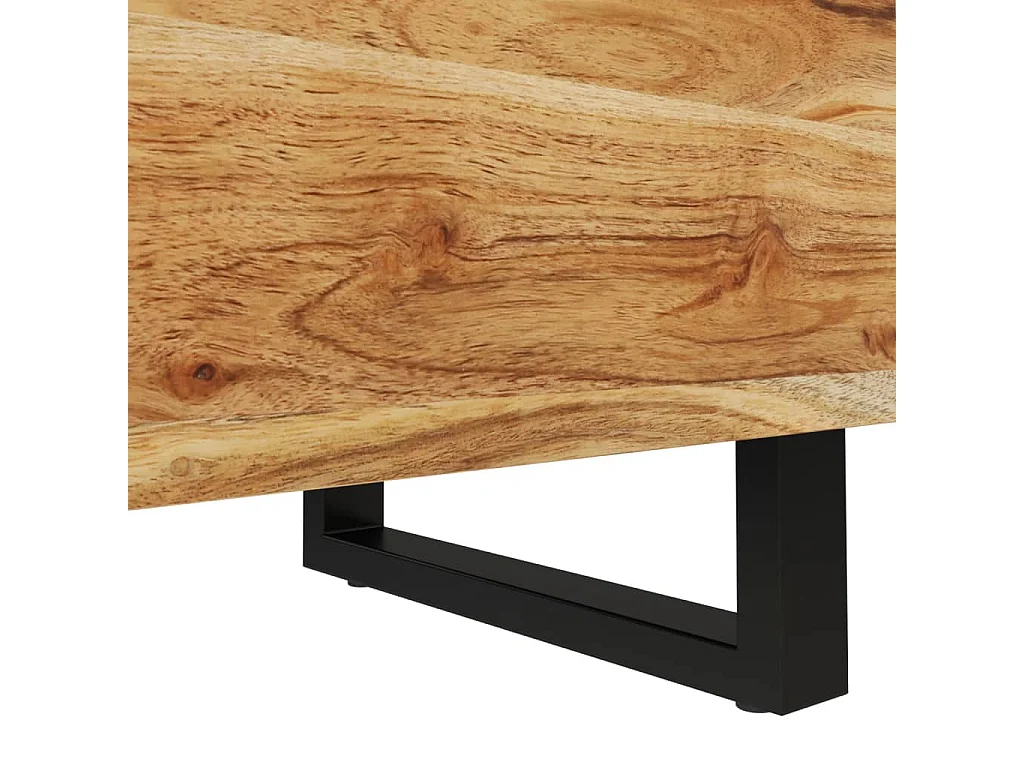 Nachttisch 40x33x46 cm Massivholz Akazie