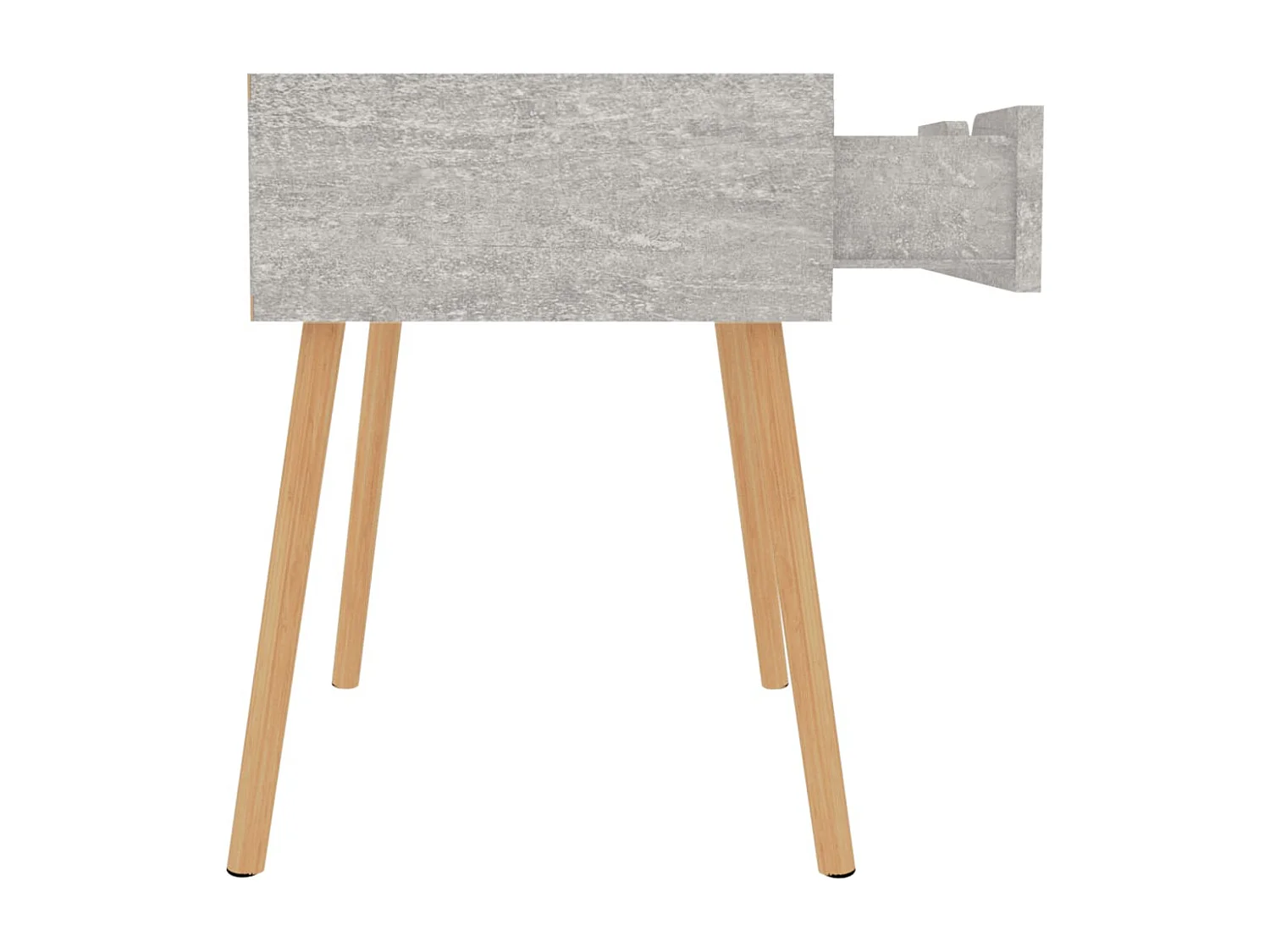 Tables de chevet 2 pcs Gris béton 40x40x56 cm Bois d'ingénierie