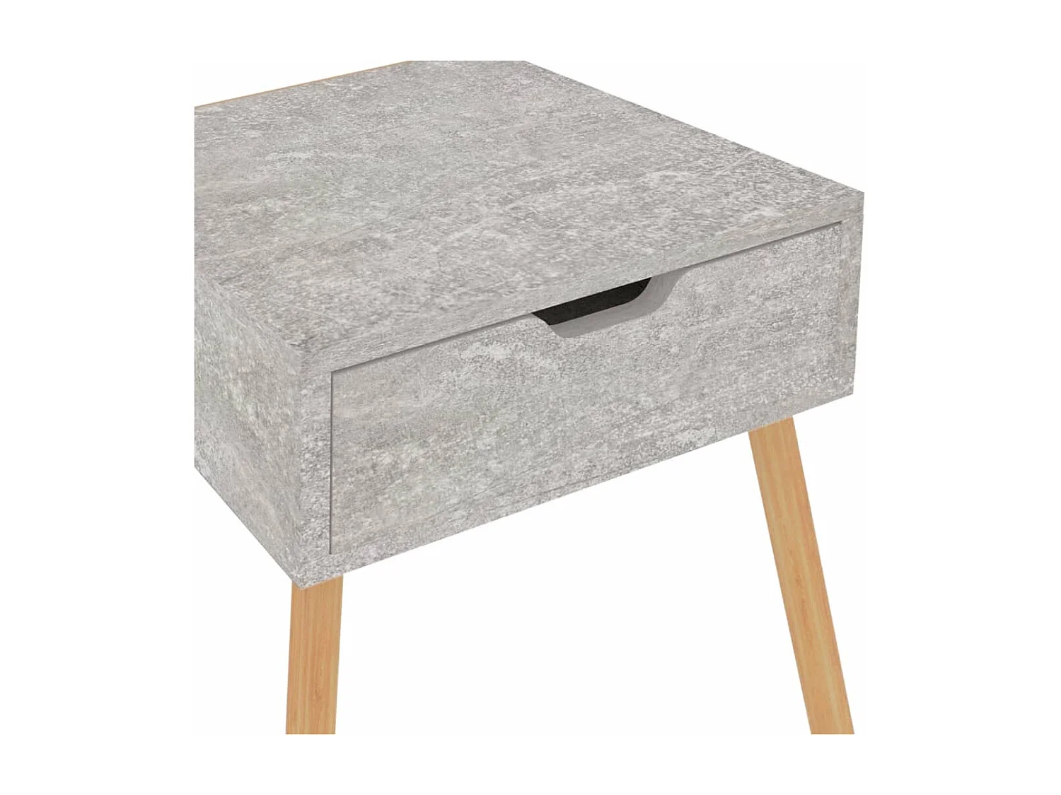 Tables de chevet 2 pcs Gris béton 40x40x56 cm Bois d'ingénierie