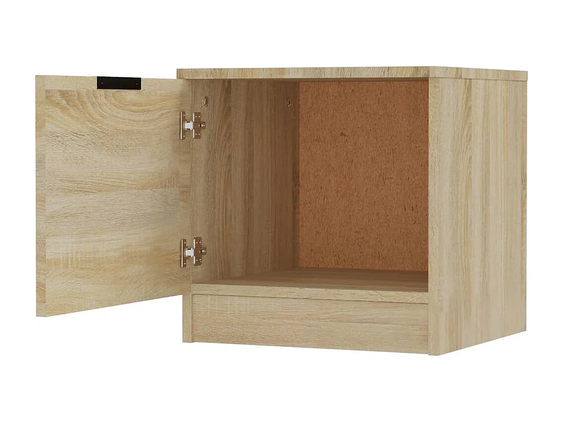 Mesas de cabeceira 2 pcs 40x39x40 cm carvalho sonoma