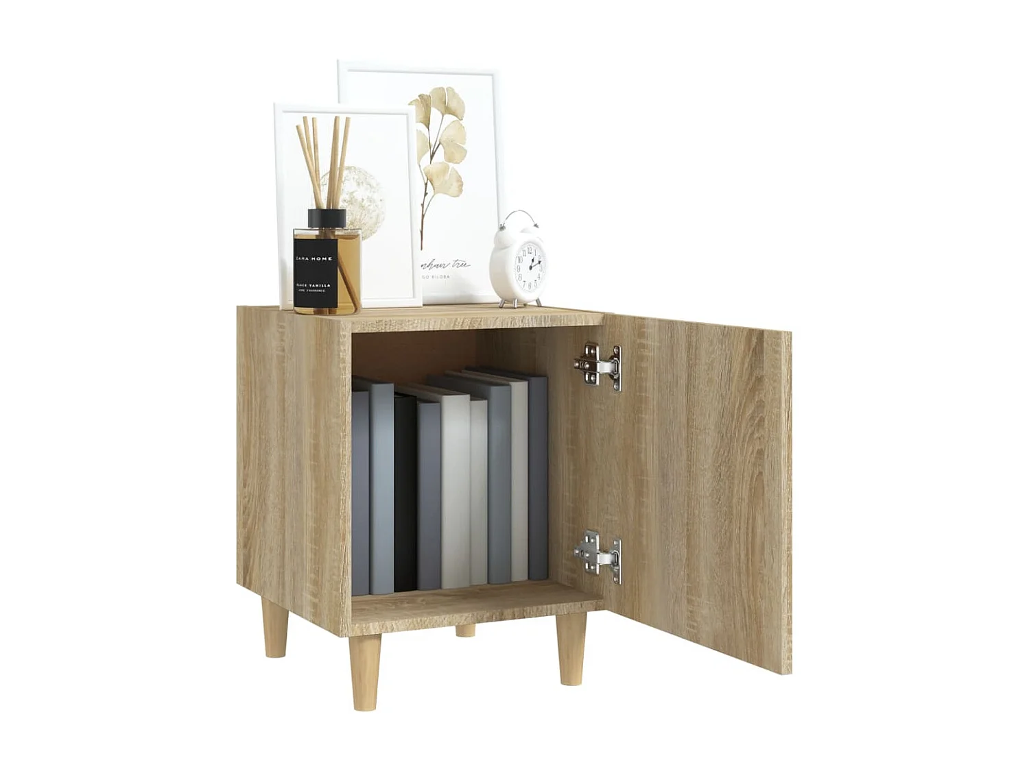 Tables de chevet 2 pcs Chêne Sonoma Bois d'ingénierie