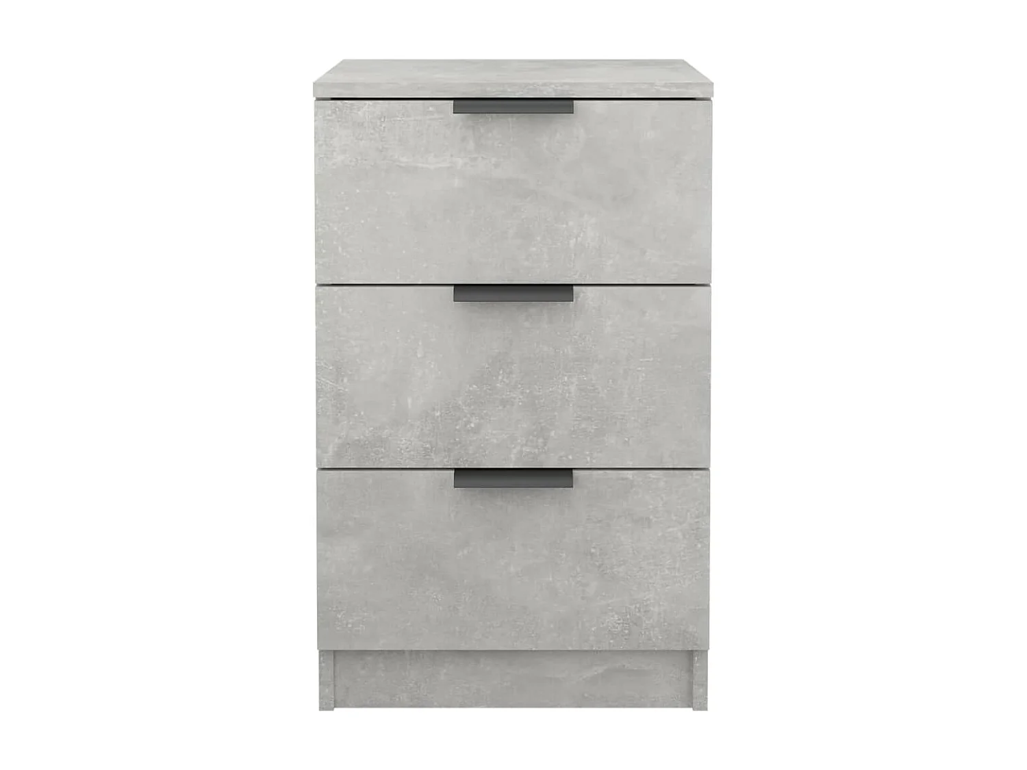 Nachttische 2 Stk. Betongrau 40x36x65 cm