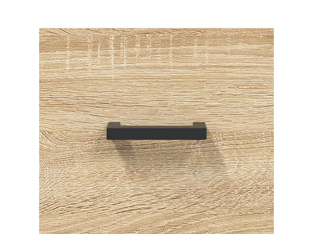 Nachtkastje 40x35x47,5 cm bewerkt hout sonoma eikenkleurig