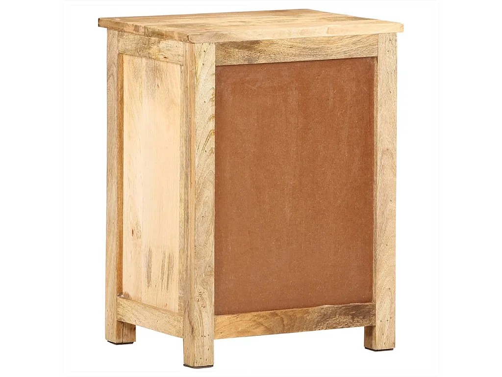 Table de chevet 45x35x60 cm Bois de manguier massif