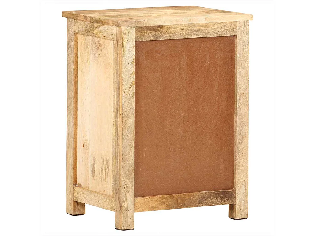 Nachtkastje 45x35x60 cm massief mangohout
