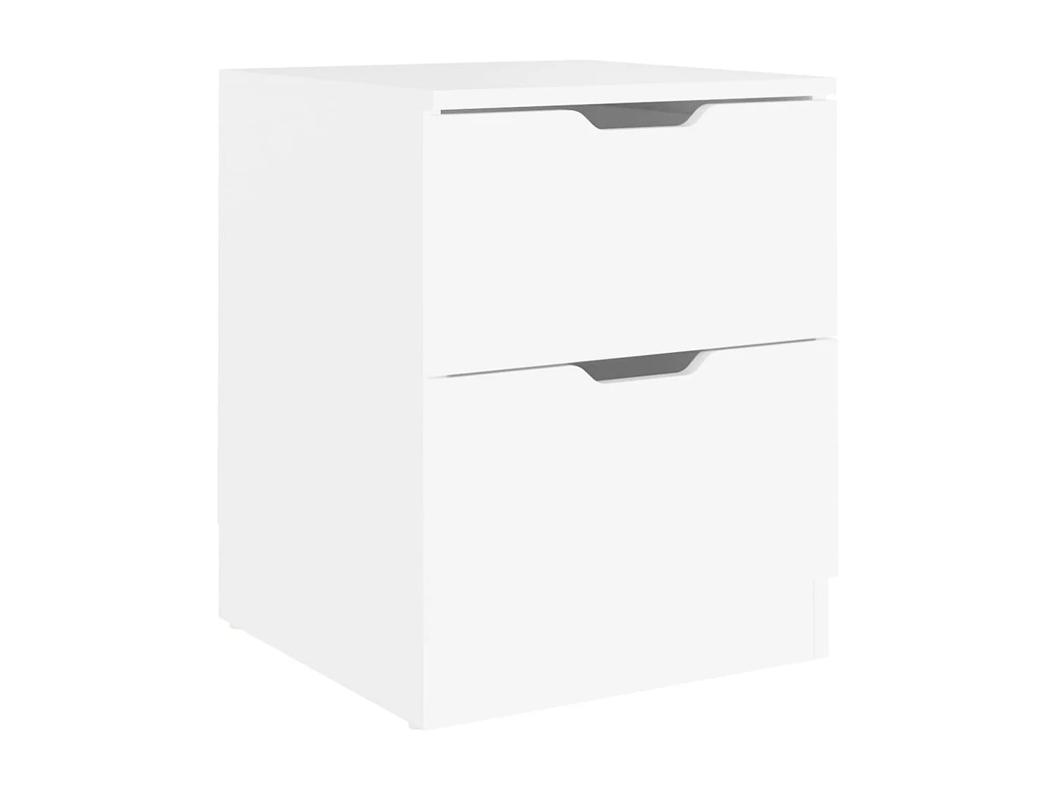 Mesa de cabeceira 40x40x50 cm contraplacado branco