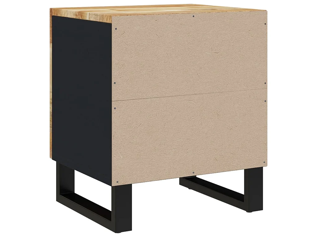 Nachttisch 40x33x46 cm Massivholz Mango
