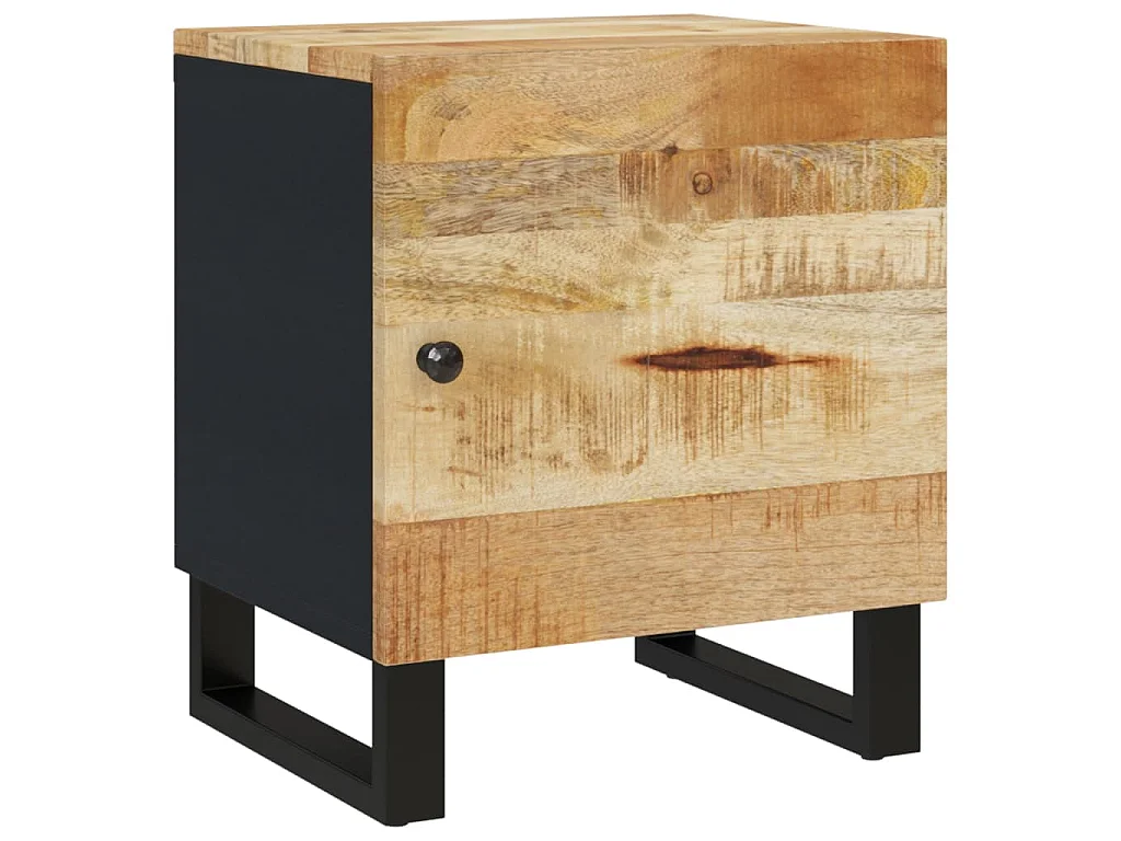 Nachttisch 40x33x46 cm Massivholz Mango