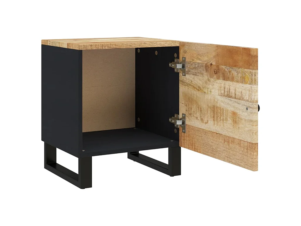 Nachttisch 40x33x46 cm Massivholz Mango