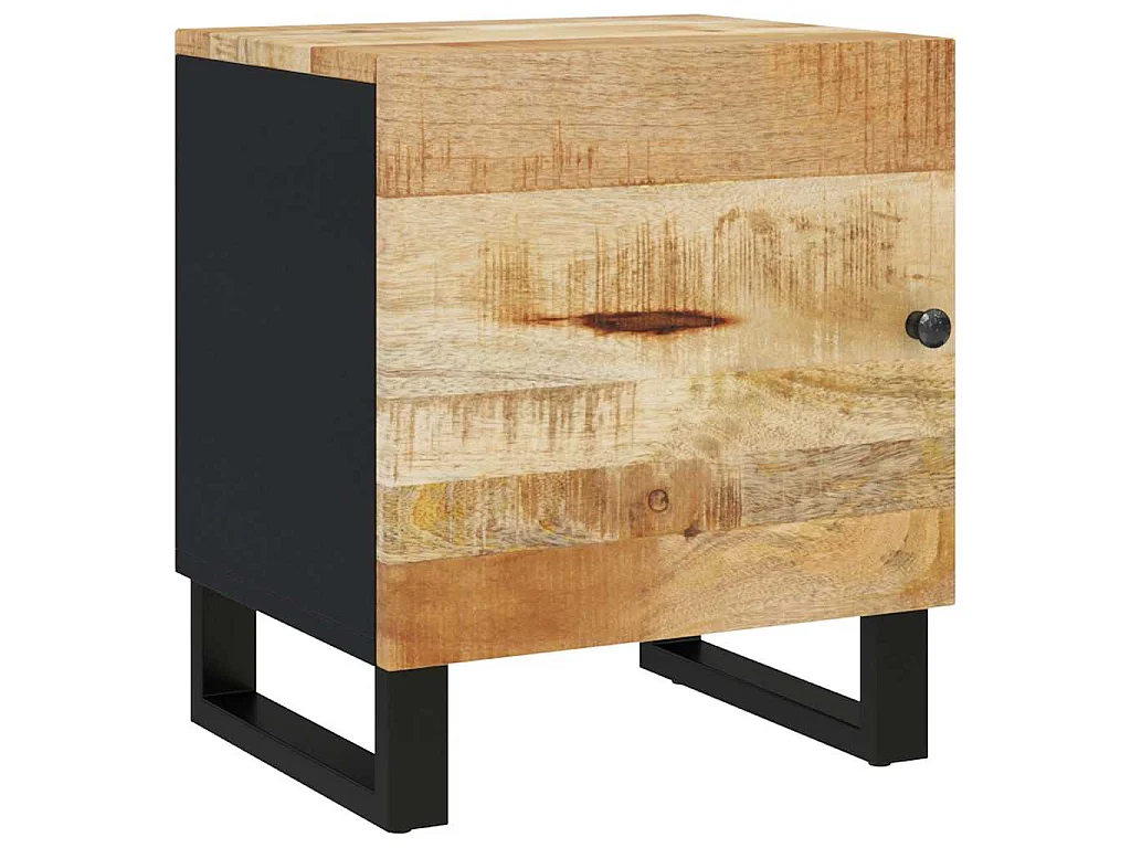 Nachttisch 40x33x46 cm Massivholz Mango