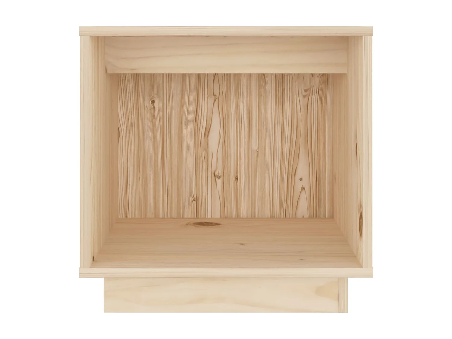 Comodini 2 pz 40x30x40 cm in Legno Massello di Pino