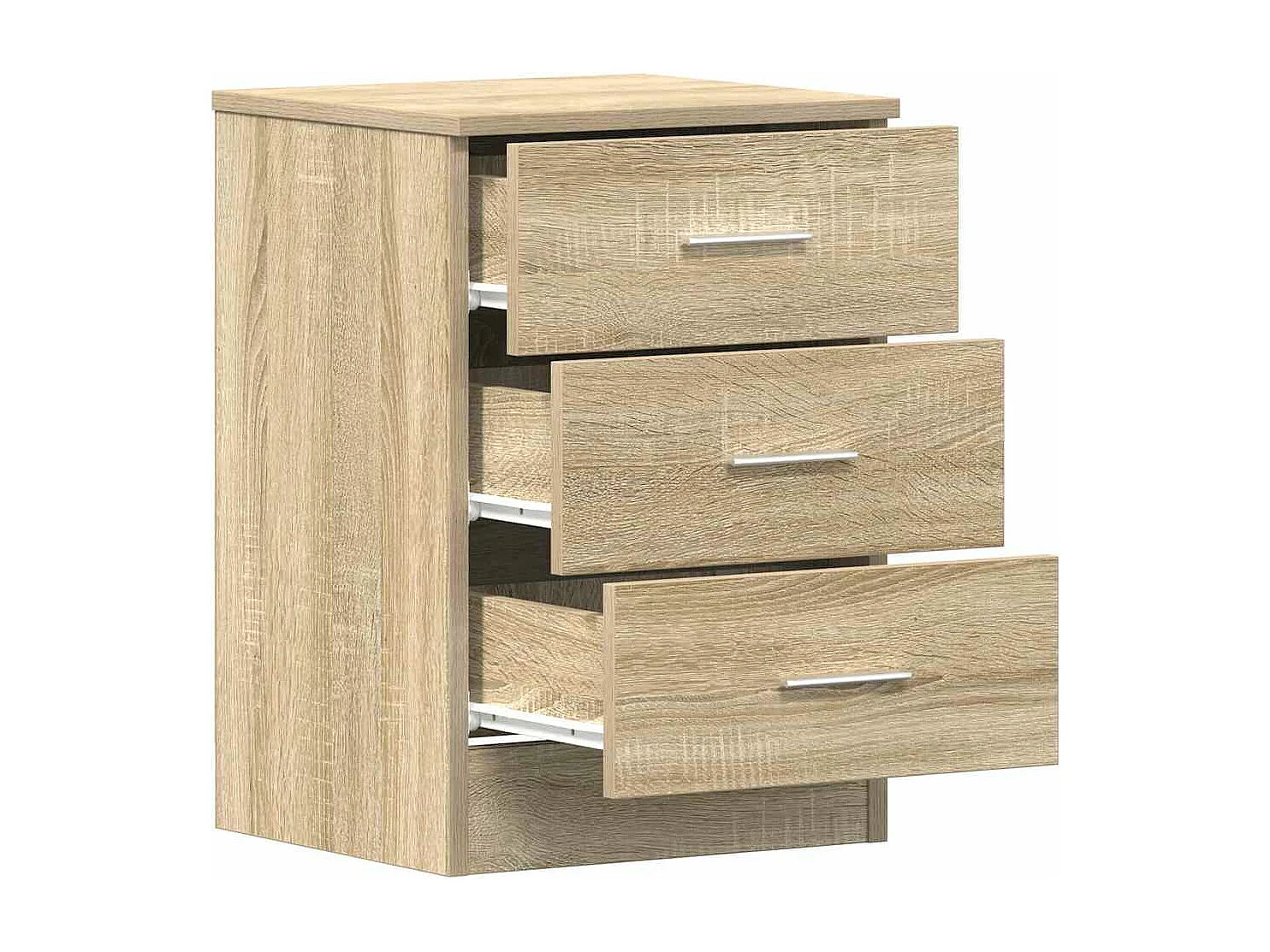 Tables de chevet 2pcs chêne sonoma 38x35x56cm bois d'ingénierie