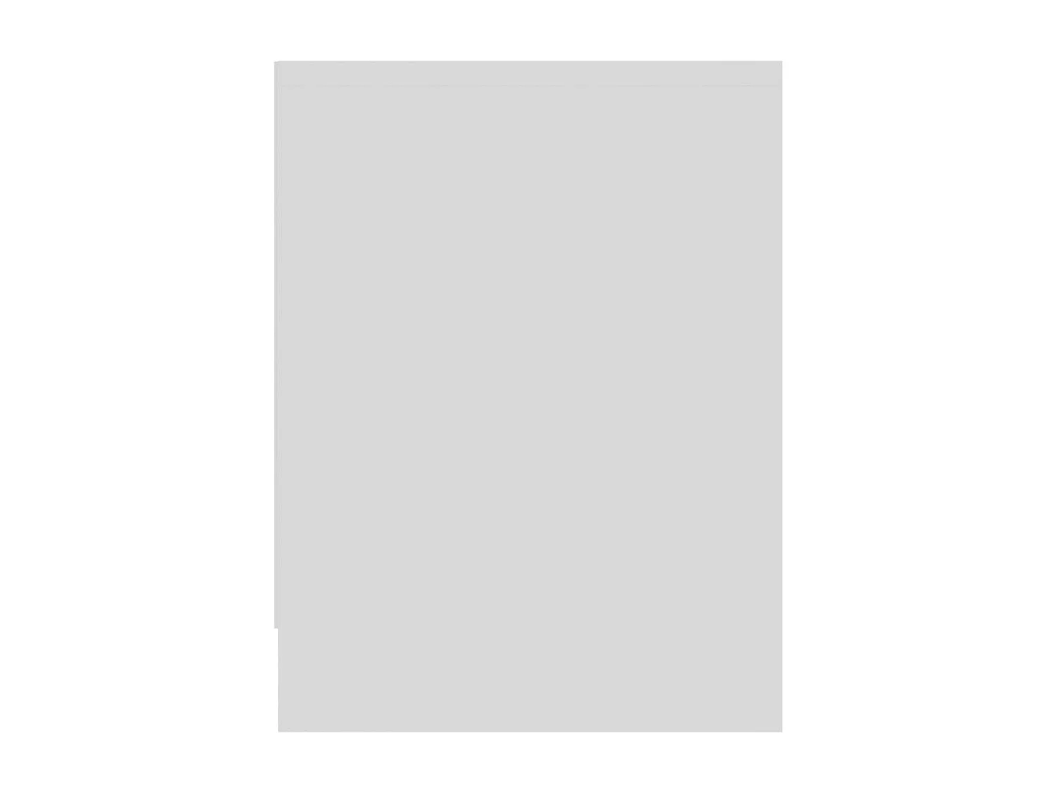 Mesita de noche madera contrachapada blanco 40x30x40 cm