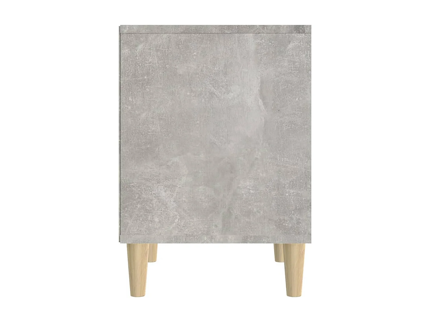 Tables de chevet 2 pcs Gris béton 40x35x50 cm