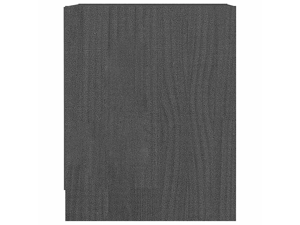 Tables de chevet 2 pcs Gris 35,5x33,5x41,5cm Bois de pin massif