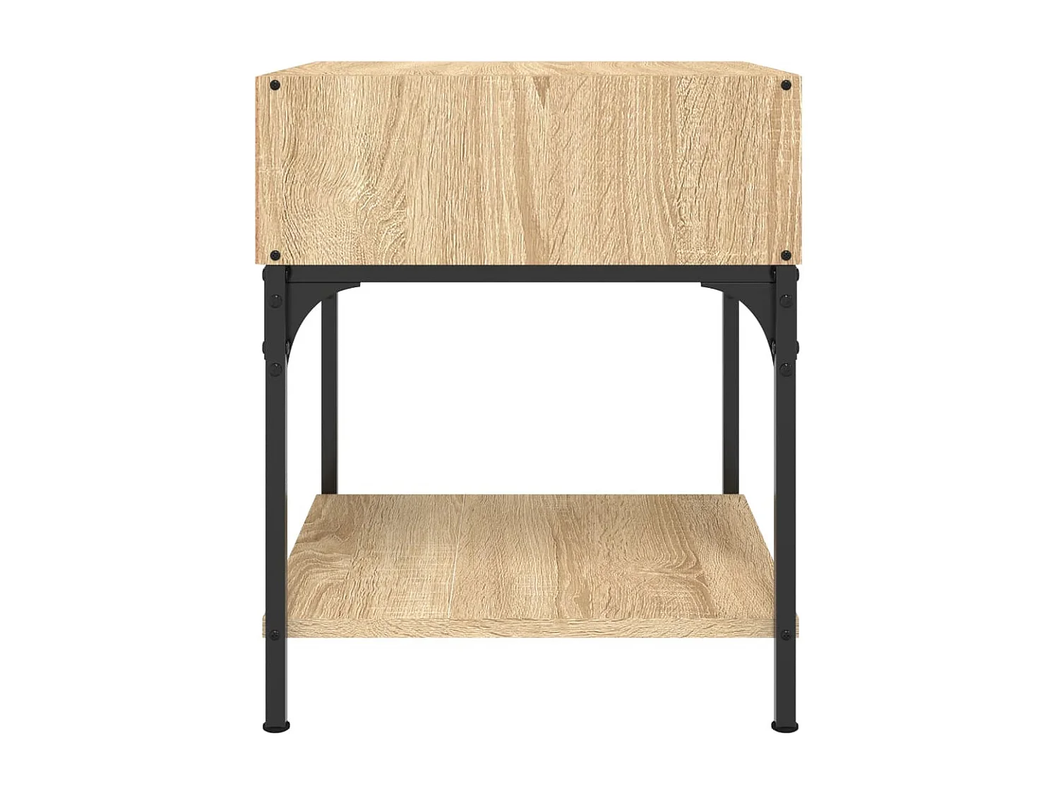 Nachtkastje 40x41x50 cm bewerkt hout sonoma eikenkleurig