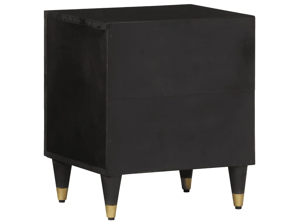 Mesa de cabeceira 40x33x46 cm madeira de mangueira maciça