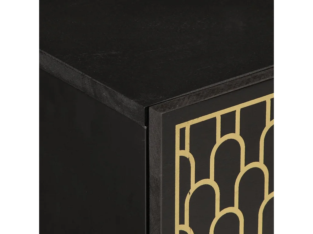 Mesa de cabeceira 40x33x46 cm madeira de mangueira maciça