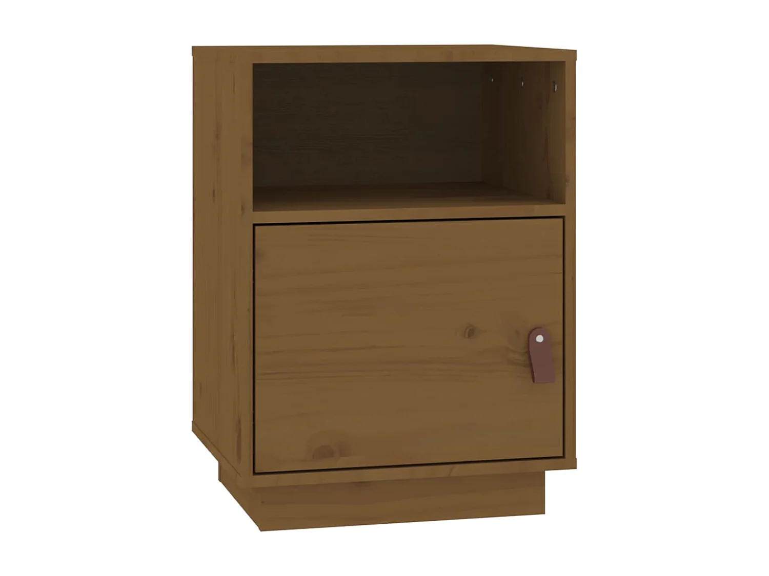 Nachtkastjes 2 st 40x34x55 cm massief grenenhout honingbruin