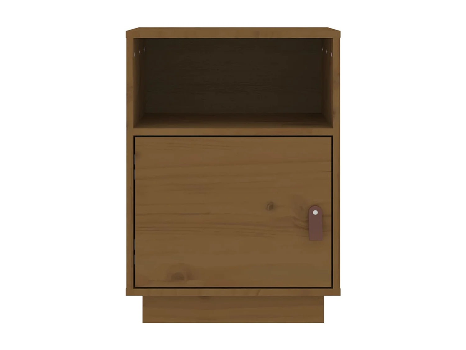 Nachtkastjes 2 st 40x34x55 cm massief grenenhout honingbruin