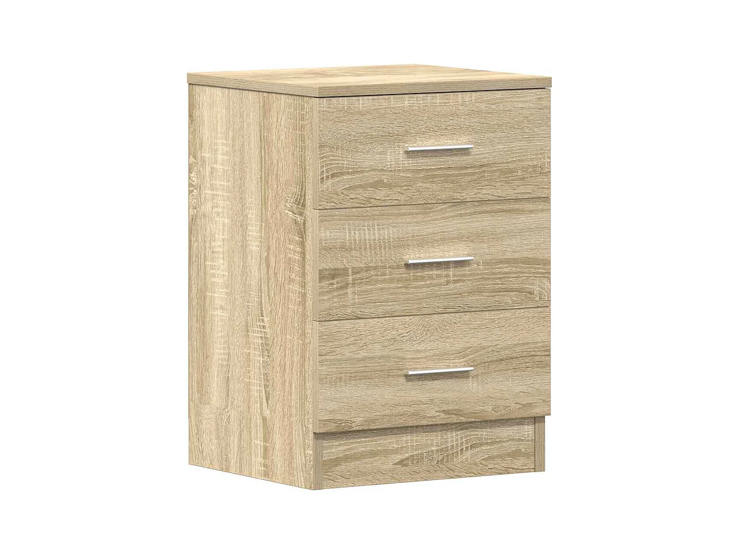 Mesa de cabeceira derivados de madeira carvalho sonoma