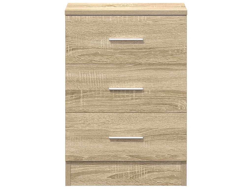 Nachtkastje 38x35x56 cm bewerkt hout sonoma eikenkleurig