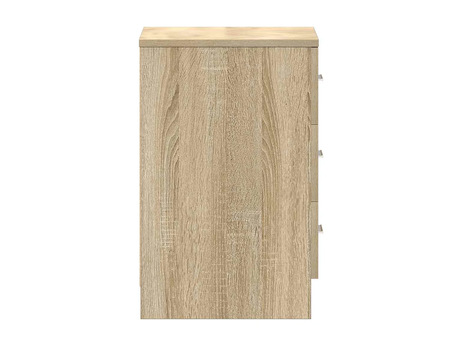Nachtkastje 38x35x56 cm bewerkt hout sonoma eikenkleurig