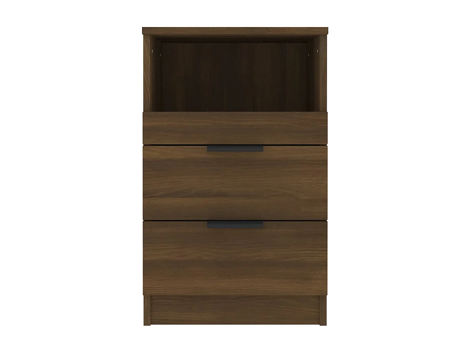 Tables de chevet 2 pcs Chêne marron Bois d'ingénierie