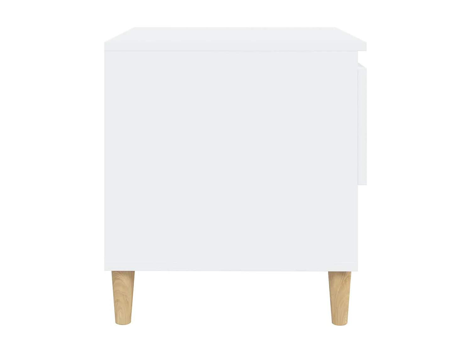 Mesitas de noche 2 uds madera contrachapada blanco 50x46x50 cm