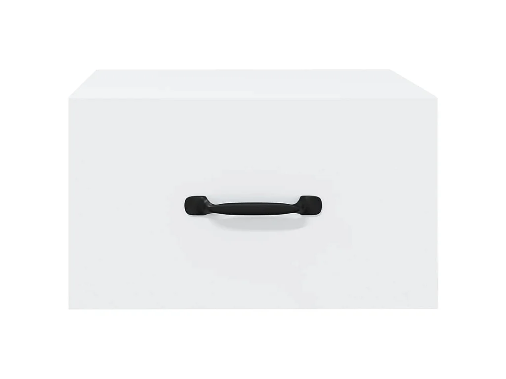Tables de chevet murales 2 pcs blanc 35x35x20 cm