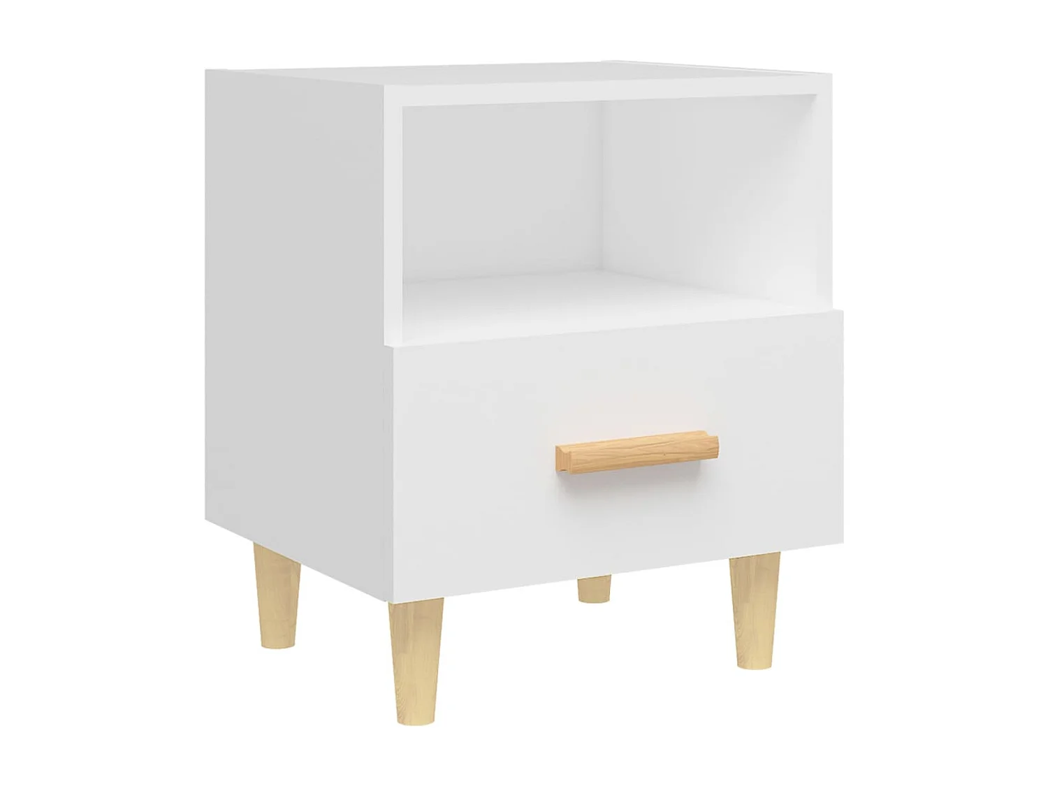 Mesas de cabeceira 2 pcs 40x35x47 cm branco