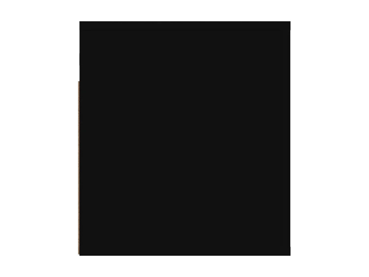 Nachtkastje wandgemonteerd 50x36x40 cm zwart