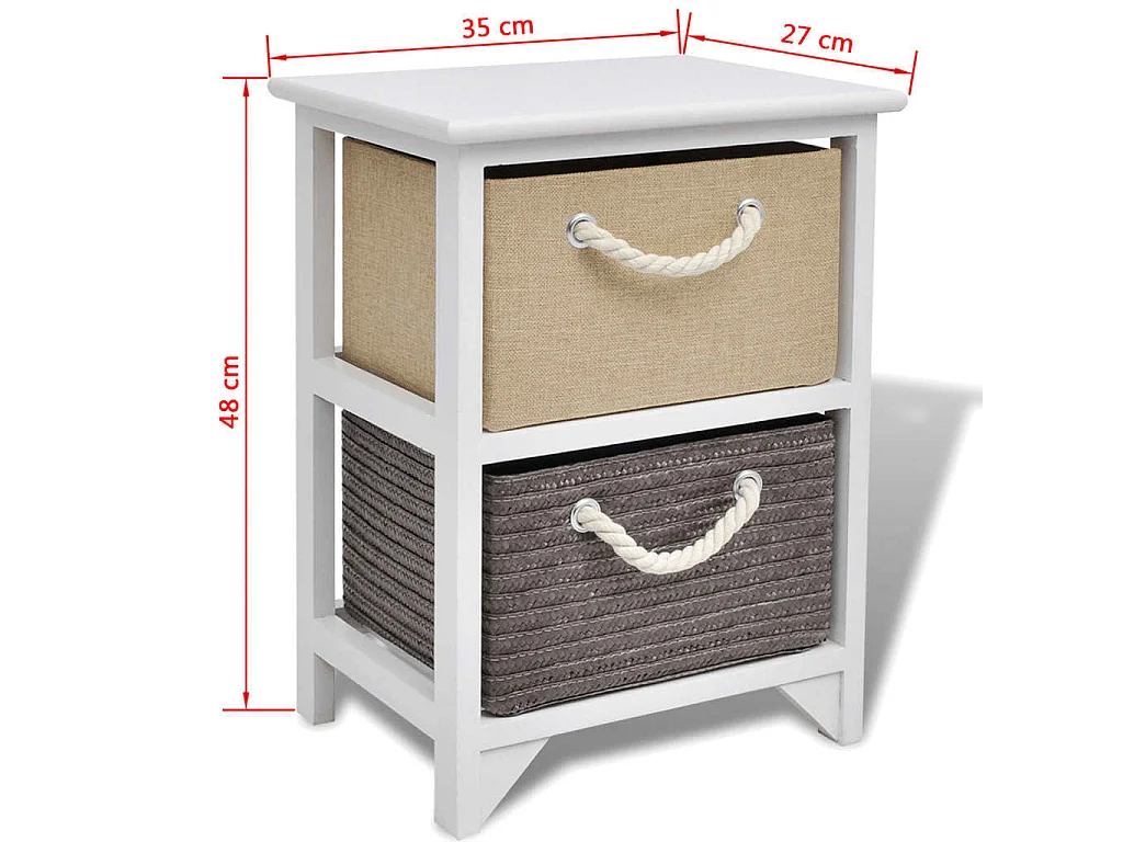 Mesa de cabeceira em madeira