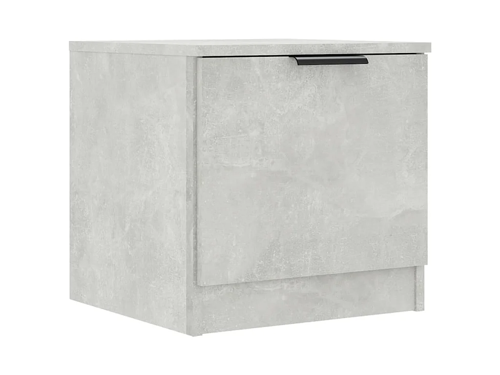 Table de chevet Gris béton 40x39x40 cm
