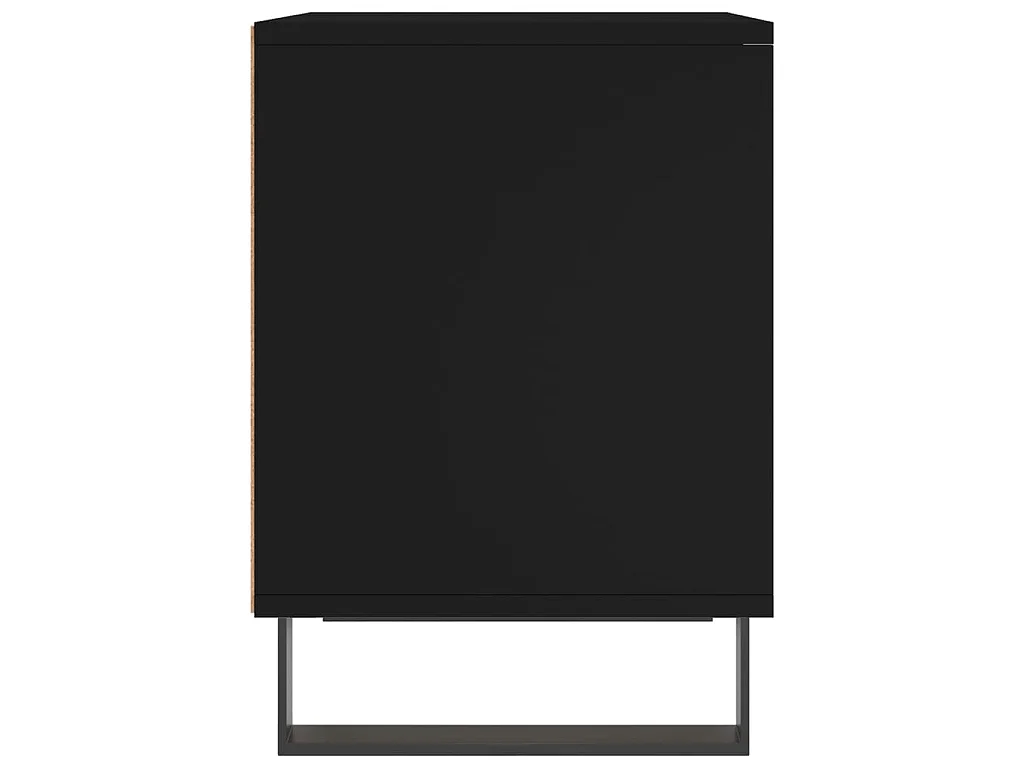 Tables de chevet 2 pcs noir 40x35x50 cm bois d’ingénierie