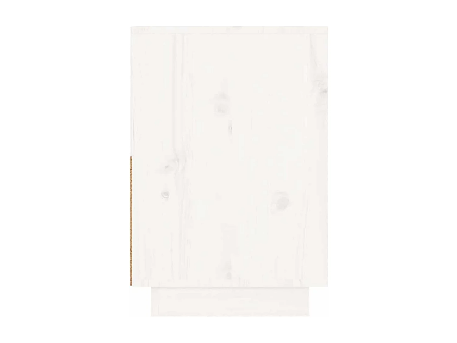 Table de chevet Blanc 60x34x51 cm Bois de pin solide