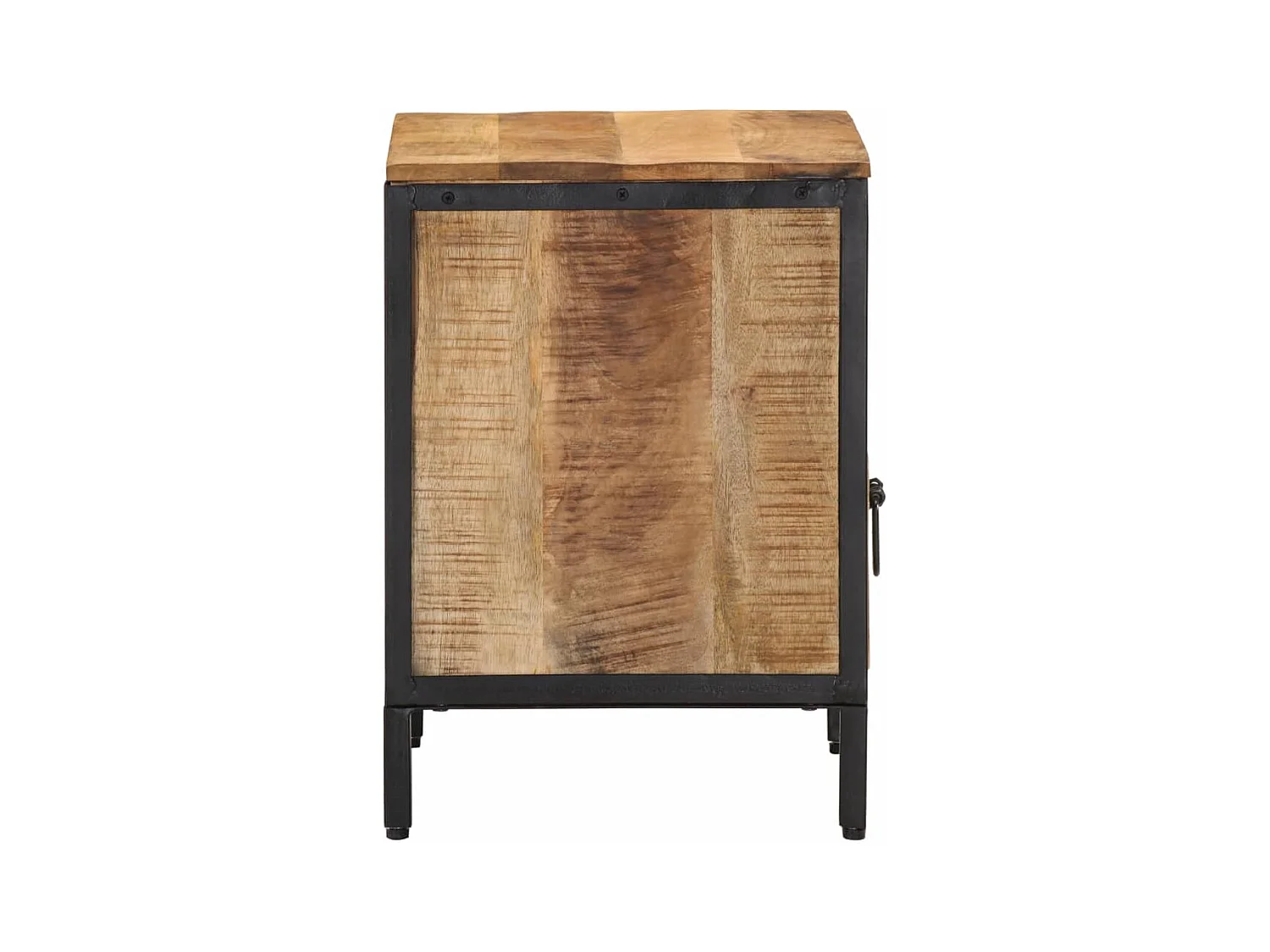 Comodino 40x35x50 cm in Legno Massello di Mango