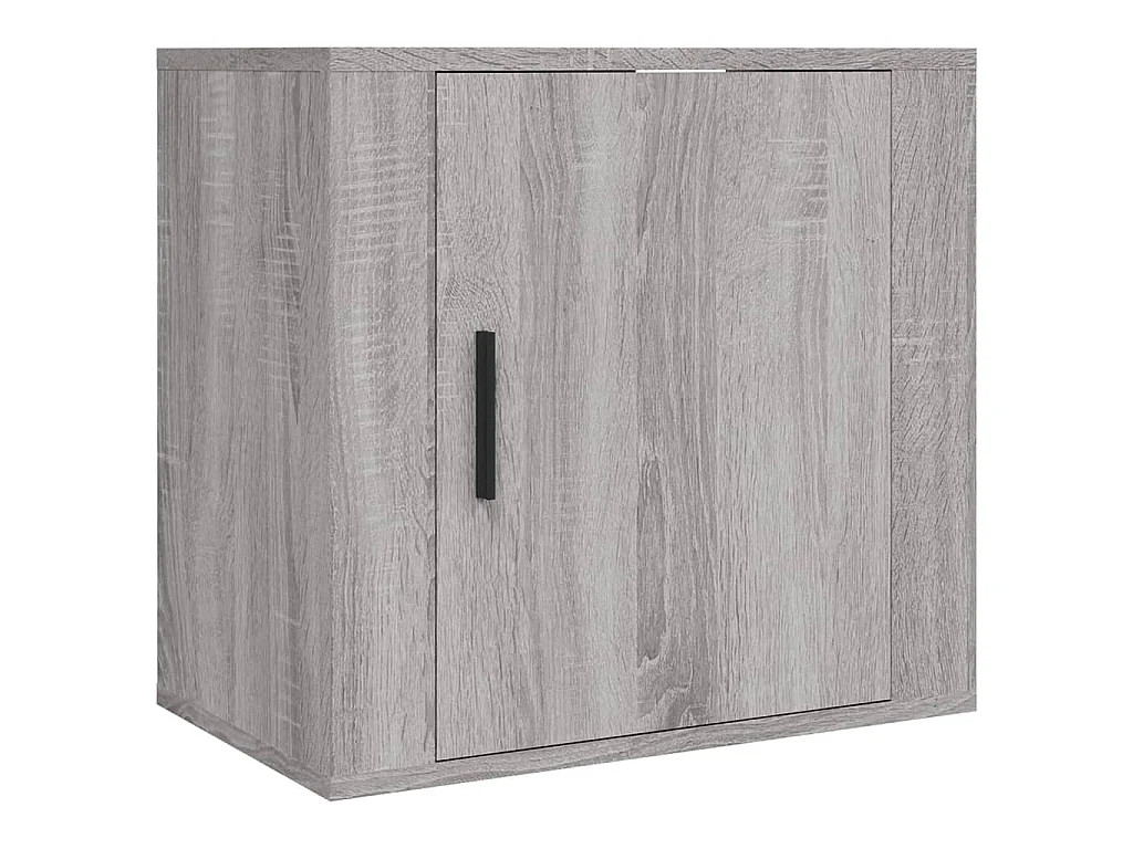 Table de chevet murale Sonoma gris 50x30x47 cm